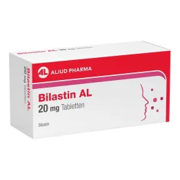 Bilastina AL comprimidos de 20 mg, 20 unidades