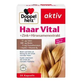 Doppelherz Hair Vital + Zinco + Millet Cápsulas, 30 unid