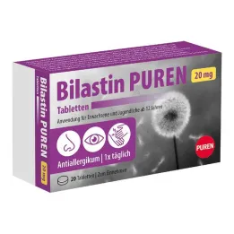 Bilastin Puren 20 mg comprimidos, 20 unidades