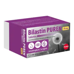 Bilastin Puren 20 mg comprimidos, 100 unidades