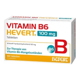 Vitamina B6 Hevert 100 mg comprimidos, 100 unidades