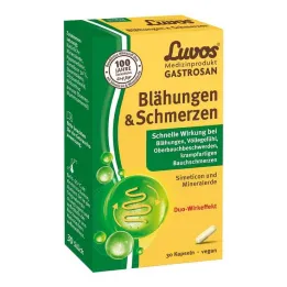 Luvos Gastrosan Flatulência & Cápsulas para dor, 30 unidades