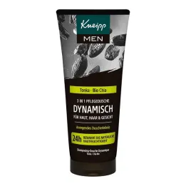 Chuveiro Kneipp Men 3 em 1 Dynamic Care, 200 ml
