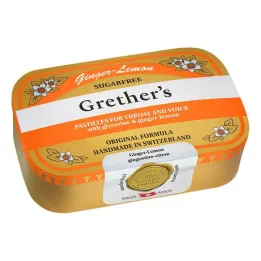 Grethers Gengibre Limão sem açúcar, 110 g