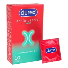 Preservativos Durex Real Feel Slim, 10 unidades