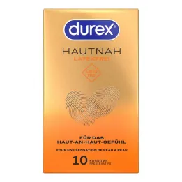 Durex fecha preservativos sem látex, 10 unidades