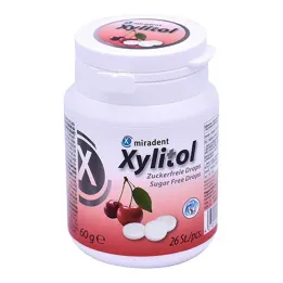 Miradent Xilitol Gotas Cereja Lata, 60 g