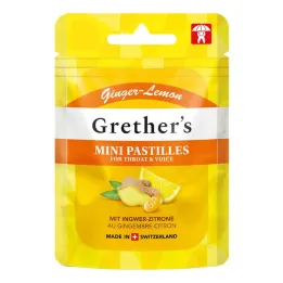 Grethers Gengibre Limão sem açúcar, 30 g
