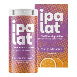 Ipalat A pastilha vitaminada manga-maracujá, 40 peças