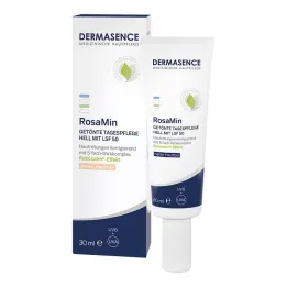 Dermasence Rosamin luz de creche colorida LSF 50, 30 ml