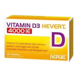 Vitamina D3 Hevert 4.000 UI comprimidos, 100 peças