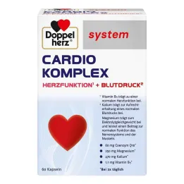 Cápsulas do sistema cardio complexo Doppelherz, 60 peças