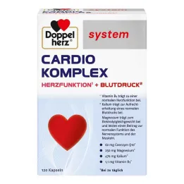 Cápsulas do sistema cardio complexo Doppelherz, 120 peças