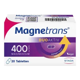 Comprimidos Magnetrans duo-ativos 400 mg, 20 unidades