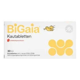 Comprimidos mastigáveis Bigaia, 30 unid