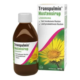 Xarope supressor de tosse Transpulmin, 180 ml