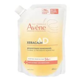 Pacote de recarga de óleo de limpeza Avene Xeracalm A.D, 400 ml