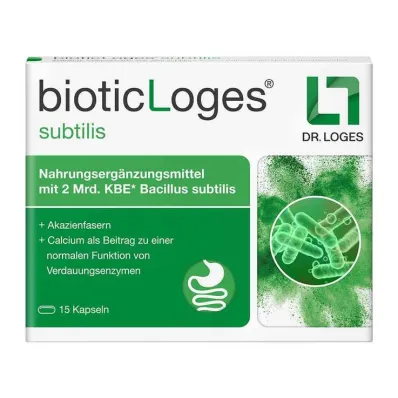 Cápsulas Bioticloges subtilis, 15 unid Cápsulas Bioticloges subtilis, 15 unid