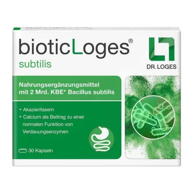 Cápsulas Bioticloges subtilis, 30 unid Cápsulas Bioticloges subtilis, 30 unid