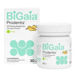 Pastilhas de maçã Bigaia Prodentis, 30 unidades