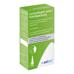 Combinação de levocabastina axicur 0,5 mg / ml 4ml AT + 5ml Nas, 1 p