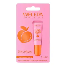 Manteiga labial Weleda Pink Peach, 7 ml