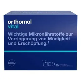 Orthomol Vital Grânulos / Comprimidos / Cápsulas Laranja, 30 unid