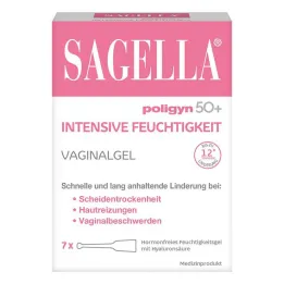 Sagella poligyn 50 + gel de hidratação intensiva, 7 unidades