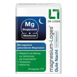 Loges de Magnésio Boa Noite com Cápsulas de Melatonina, 30 unid