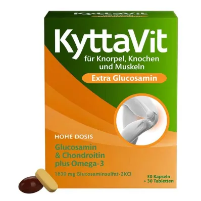 Pacote de combinação Kyttavit Extra Glucosamina, 2x30 unidades