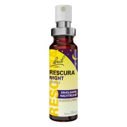 Flor de Bach Rescura Night Spray sem álcool, 20 ml