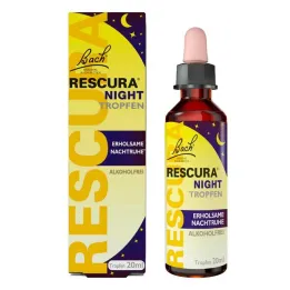 Flores de Bach Rescura Night gotas sem álcool, 20 ml