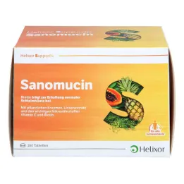 Comprimidos revestidos por película gastrorresistentes de Sanomucin (180 unidades)