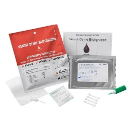 Teste rápido de grupo sanguíneo-AB0 + Rhd, 1 un
