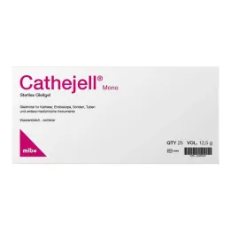 Lubrificante estéril Cathejell Mono Zhs 12,5 g, 25 unid
