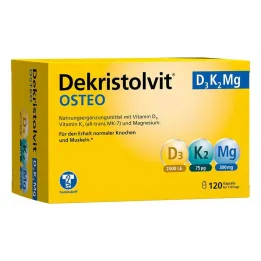 Cápsulas Dekristolvit Osteo D3K2 Mg, 120 unidades