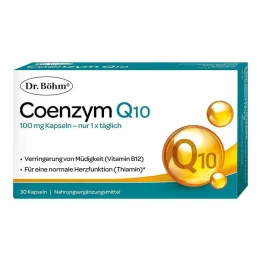 Böhm Coenzima Q10 cápsulas, 30 unidades