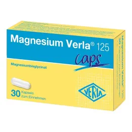 Magnésio Verla 125 Cápsulas, 30 unid