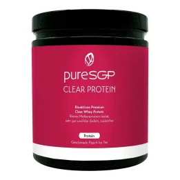 Chá gelado de pêssego em pó com proteína transparente Puresgp, 500 g