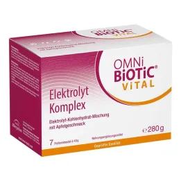 Saco de pó de maçã completo Omni Biotic Vital Electrolyte, 7x40 g